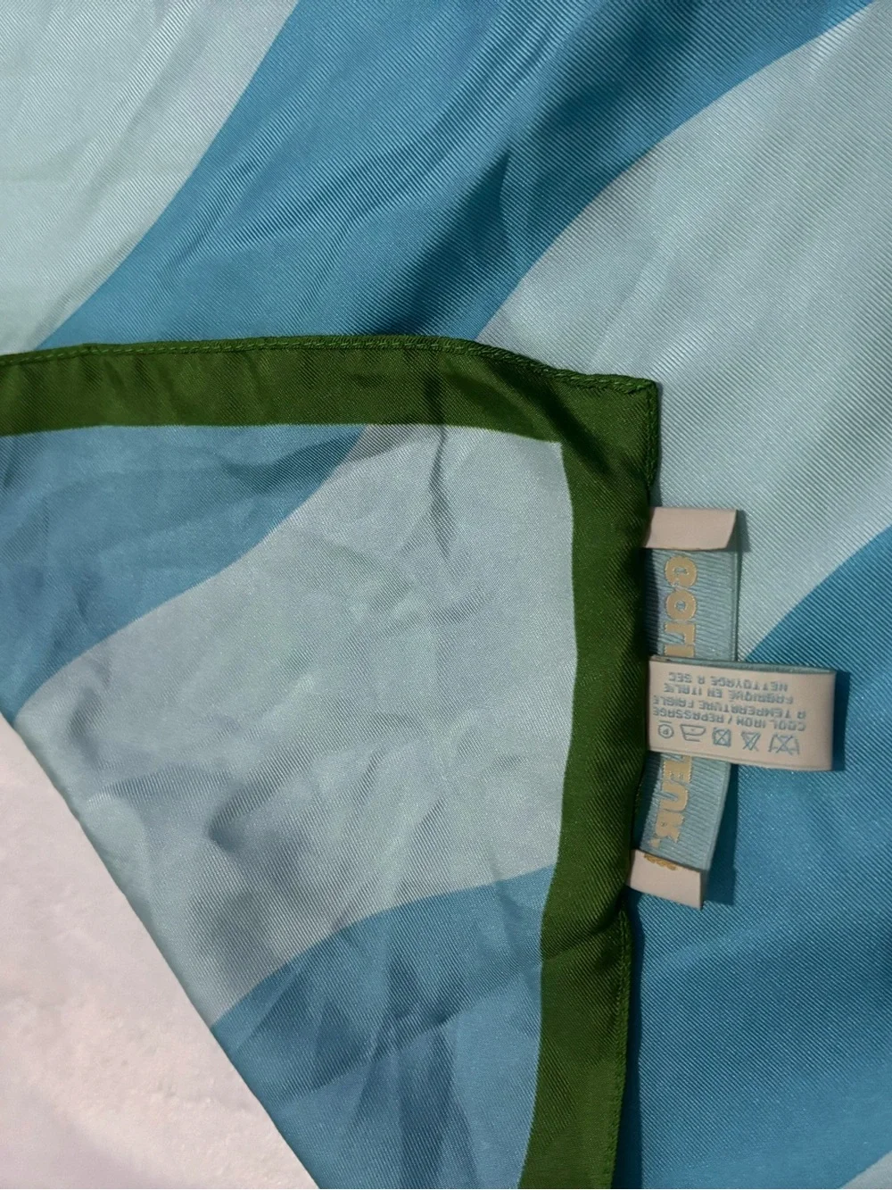 GOLF LE FLEUR Italy Wavy Stripe Silk Scarf